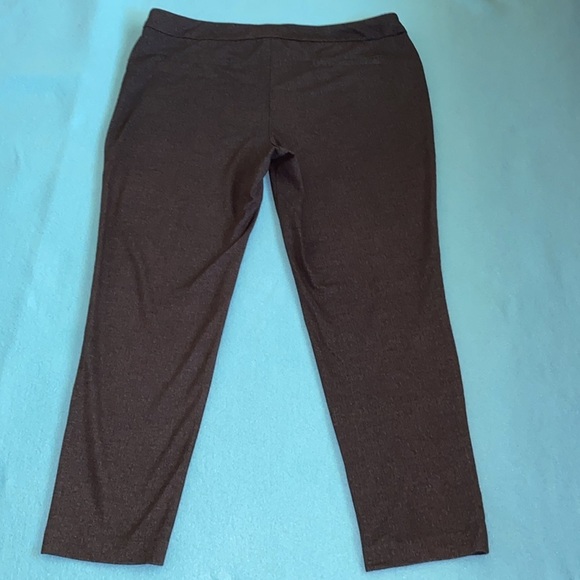 ZAC & RACHEL pull on stretchy high rise office pants faux pockets NEW size XL - Picture 2 of 7